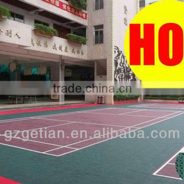 Promotion badminton court sports flooring, high quality indoor badminton court floor, international standard badminton court flo