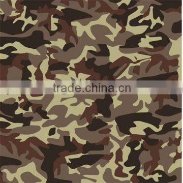 Polyester / Cotton Material and Woven Technics Printed Camouflageg Fabric