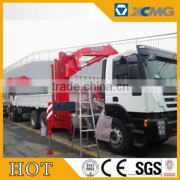 10 tontruck mounted crane with foldable arm