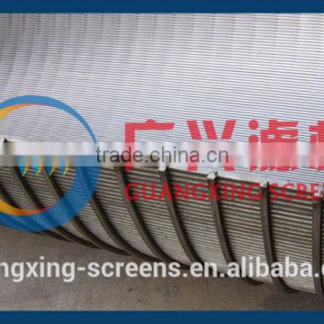 dewatering vibrating screen with high effiency wedge wire