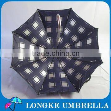 High quality customer design inside and outside aluminum shaft and ribs straight umbrella