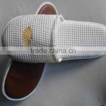 waffle washable closed toe hotel slipper,non-disposable,disposable