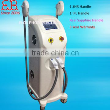 Chest Hair Removal Newest Skin Lifting SHR Hair Removal+IPL Machine