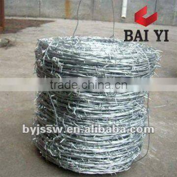 25kg/roll Galvanized Barbed Wire