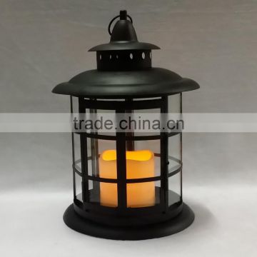 storm lantern with LED candle