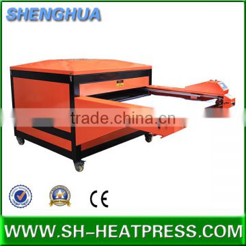 2016 Popular large size sublimation fabric heat press machine 100*120cm 110*160cm