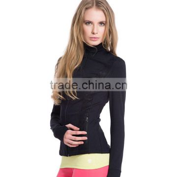 2016 hot design lightweight jacket women yoga hoodie