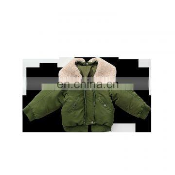 6042/High quality camelhair turn-down collar warm coat kids winter girl korean fashion coat