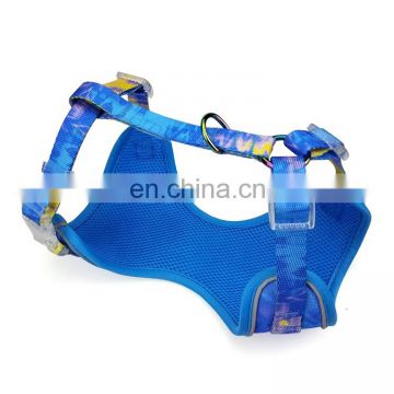 Factory supply hot sale custom print  dog vest harness padded harness outdoor harness