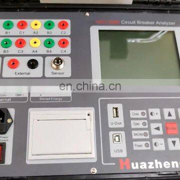 Dynamic Resistance Tester Circuit Breaker Vibration Analyzer| High Voltage circuit breaker test bench