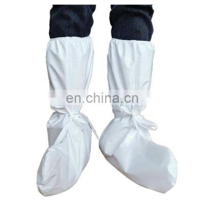 Disposable Medical Waterproof Surgical Silicone Boot Shoes Cover Protective PE Non Woven Shoe Covers