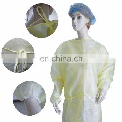 isolation gowns non wovenwith level certification 10 pcs/pack 10pack/carton