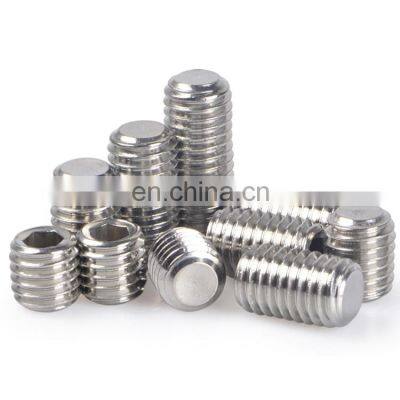 DIN913 DIN914 DIN915 DIN916 hex socket set screw grub 4-40 taper set screw 4x3 oval point  ansi b18.3