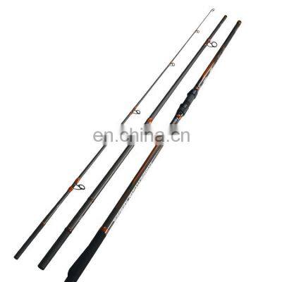 Customized 4.2m 3-section high carbon surf casting fishing rod China Fishing Shop