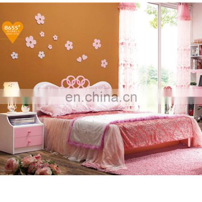 High quality Dream little princess color girl bedroom furniture