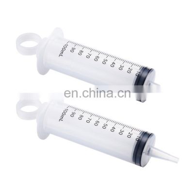 Factory High Quality Clear Color 100ml Flushing Irrigation Syringe