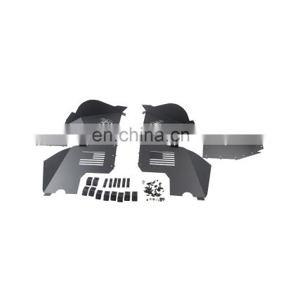 Aluminum alloy inner fender liner for Jeep Wrangler JL 18+ 4X4 accessory maiker manufacturer
