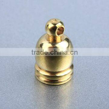 Jewelry manufacture strong jewelry findings brass cord end
