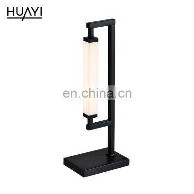 HUAYI China Manufacture Wholesale Iron Aluminum Lamp Body 5.5w Modern Led Table Light
