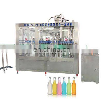 Automatic Carbonated Soda Water Bottled Filling Packing Machine Line Plant