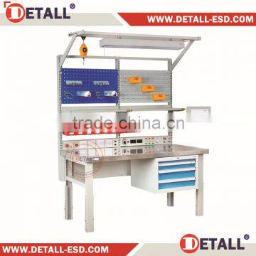 Detall Tool workshop stainless steel table with drawer