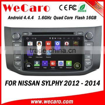 Wecaro WC-NU8053 Android 4.4.4 car navigation system for nissan sylphy car dvd player 2012 2013 2014