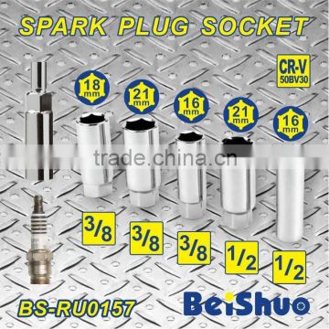 BS-RU0157 3/8"&1/2" spark plug socket