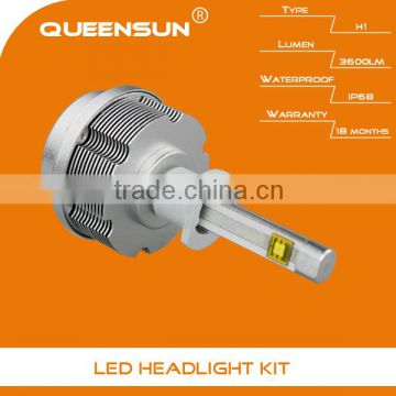 New design Auto lamp car headlight 30w 3600lm H1 led car headlight kit
