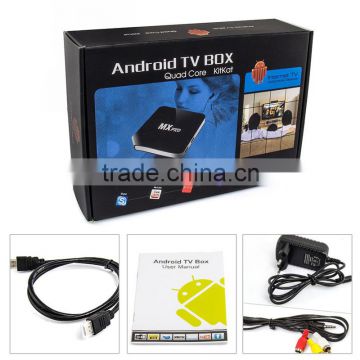 TV Box mx pro Amlogic S805 Android Quad Core mini tv box