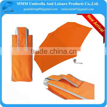 2014 New arrival orange color mini bag umbrella