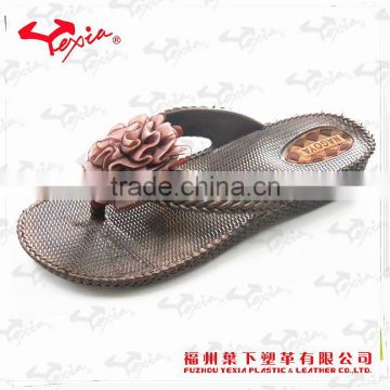 China anti-slip flip flop summer Slipper wedge heel