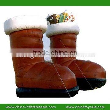 HC 2015 hot selling advertising inflatable christmas shoes for sale