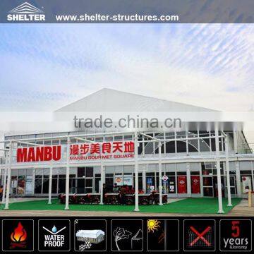 Giant A shaped frame double layer tent for conference exhibition event tent