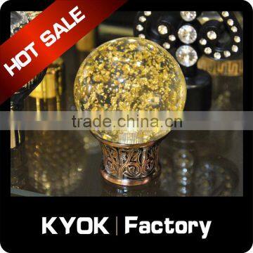 KYOK Home decor curtain rod finial, hot sell single curtian rod ends cap,aluminium curtain rod accessories