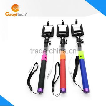 Cable take pole,selfie monopod,selfie stick for iPhone iPad smartphone,suport Android iOS system