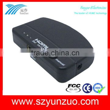 2013 Hot Sale 3 in 1 out HDMI Switch Box 3x1 1080P