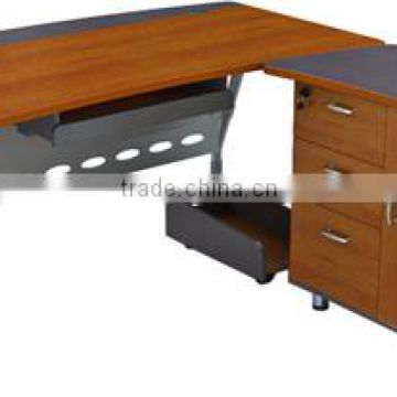 wooden executive desk Metal frame