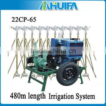 480m Small Mobile used farm sprinkling Irrigation kits
