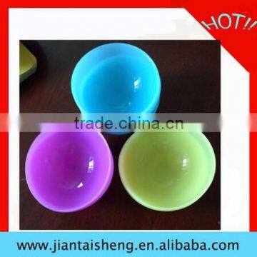 High temperature microwave safe silicone bowls