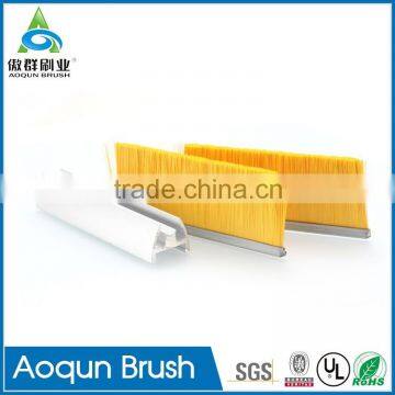 Reliable Quality Flarm Proof Safety Skirting Brush Strip For Elevator