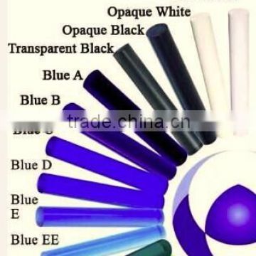 China various colour 3.3 COE High borosilicate glass rod