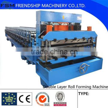 Double Layer Steel Roof Making Machine wall roof and glazed tile