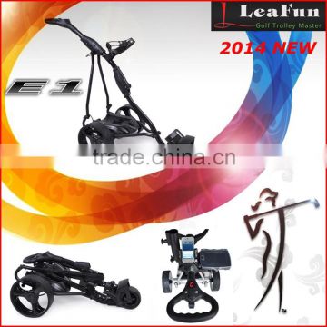 2014 New Electric Golf Trolleys .200W Motor , 36 Holes Battery Light Weight ,EZ-Fold .LCD Display Handle 12 Months Warranty