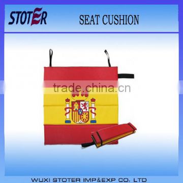 Euro cup 2016 Spain flag printing EPE foam sports event foldable seat cushion