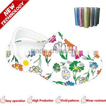 Easy operatiom 3D PVC slipper transfer film