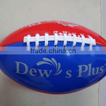 promotional football/Rugby with your logo PVC/TPU/Pu material small MOQ