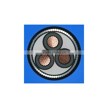 Up to 35kV Copper conductor XLPE insulated multi-core Steel wire or tape Armoured Power Cable