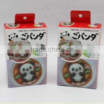 Good quality plastic Sushi Maker Sushi mold with panda shape rice ball mold