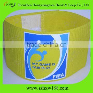 Yellow Football Soccer Captain Leader Player Armband Arm Band