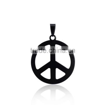 Chinese wholesale hoop pendant necklace 316L stainless steel for men women